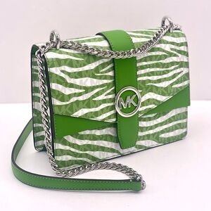 Michael Kors Greenwich Small Logo Convertible Crossbody Shoulder Bag